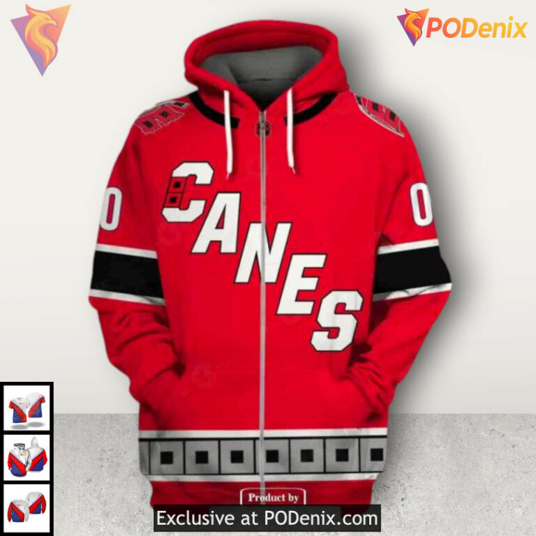 Name Number Fan Edition Shirt Carolina Hurricanes Kids Hoodie Sweatshirt 3D