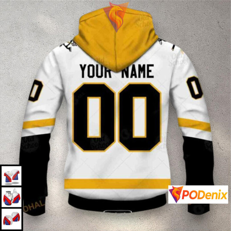 Name Number Tribute Custom Design Pittsburgh Penguins Womens Hoodie NHL 3D - 4