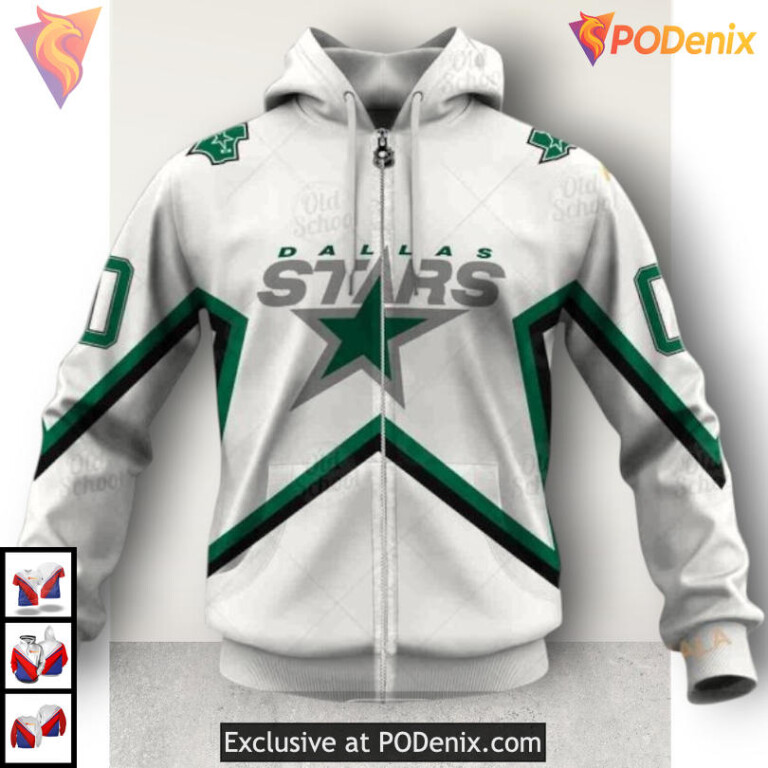 Name Number Tribute Edition Dallas Stars Winter Hoodie Sweatshirt 3D - 3