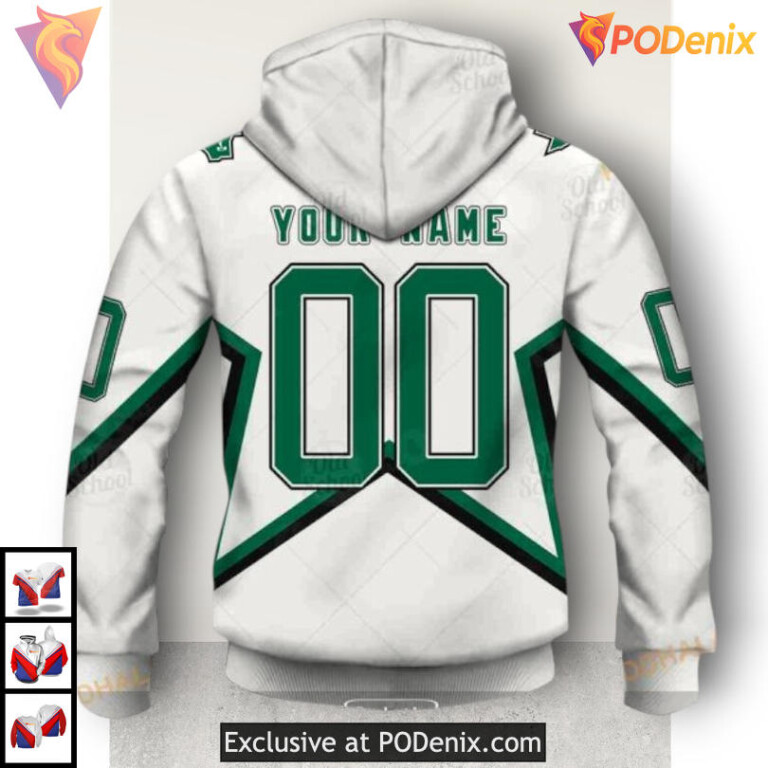 Name Number Tribute Edition Dallas Stars Winter Hoodie Sweatshirt 3D - 4