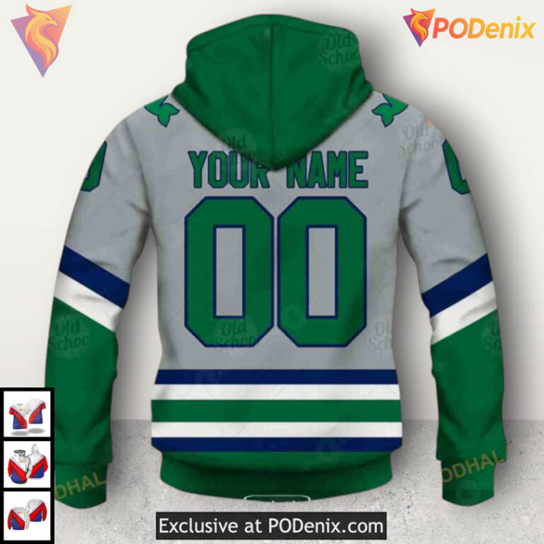 Name Number Tribute Hoodie Carolina Hurricanes Youth Hoodie Sweatshirt 3D - 4