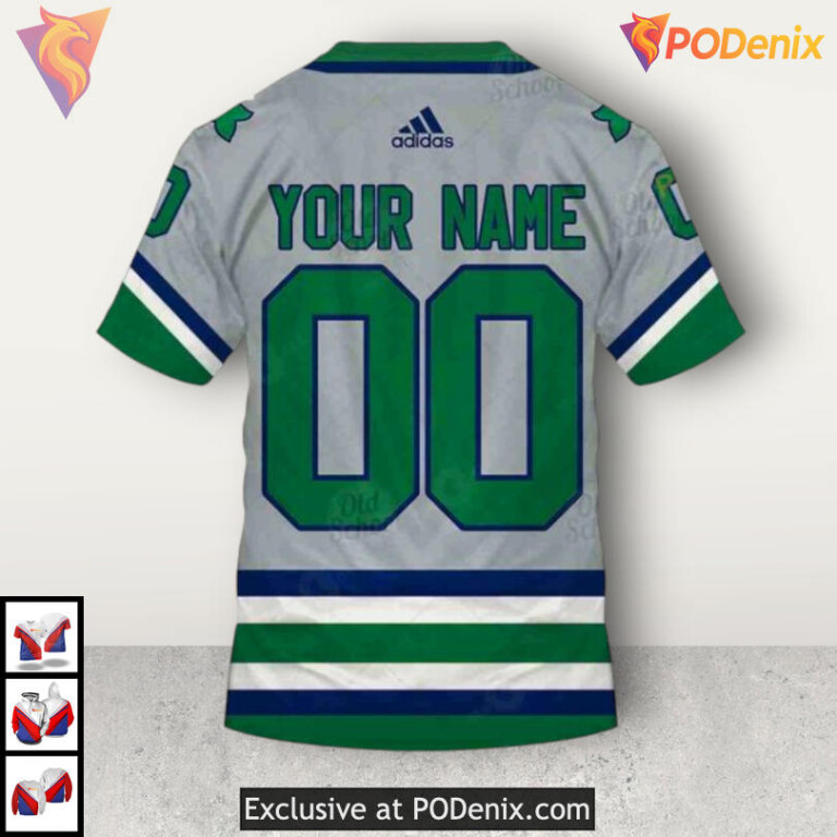 Name Number Tribute Hoodie Carolina Hurricanes Youth Hoodie Sweatshirt 3D - 5