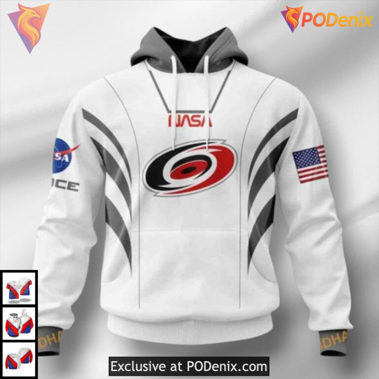 NASA Astronaut Inspired Carolina Hurricanes All Over Print Hoodie 3D