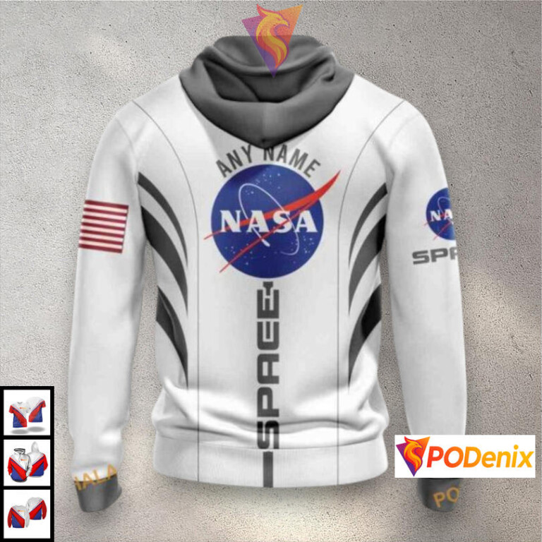 NASA Astronaut Space Force Design NHL Pittsburgh Penguins Winter Hoodie 3D - 1