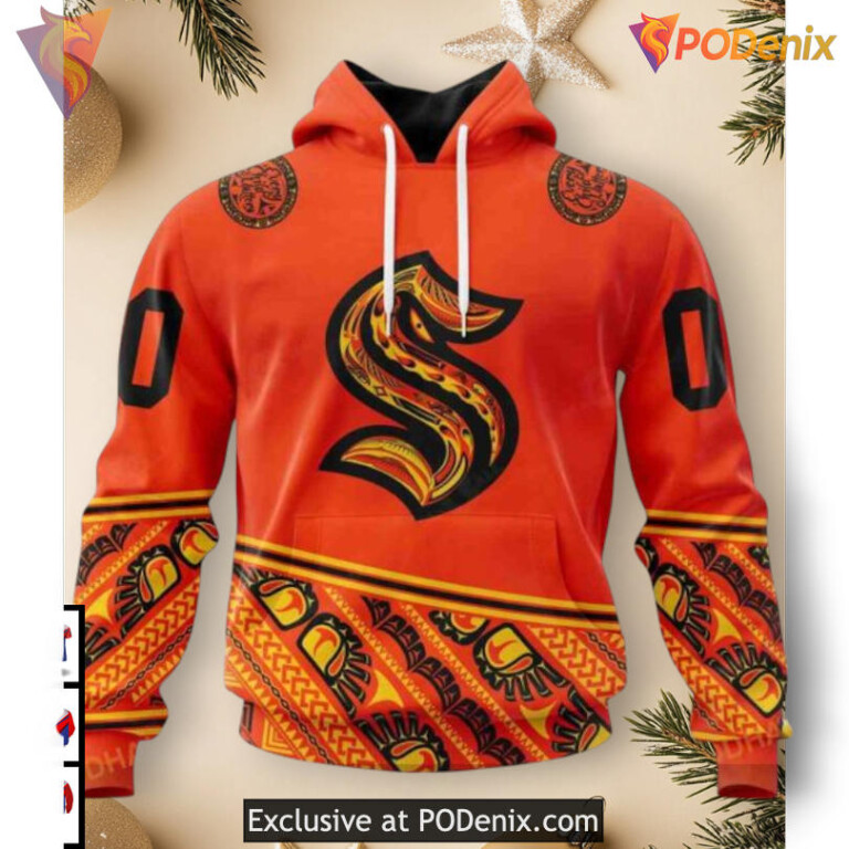 National Day For Truth And Reconciliation Tribute NHL Seattle Kraken 3D Hoodie