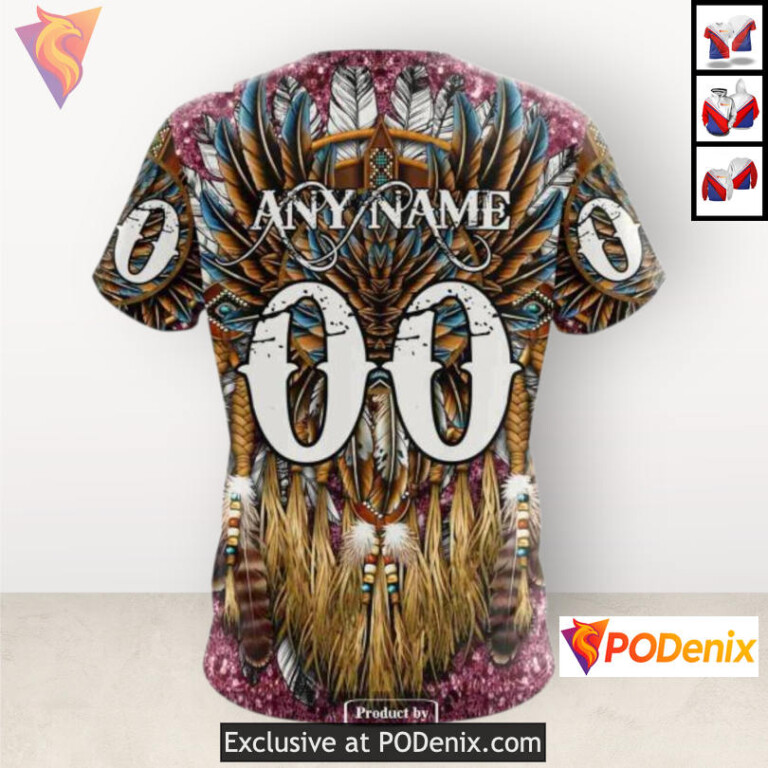 Native Costume Artwork Colorado Avalanche Hockey Hoodie Custom Sweatshirt - 4
