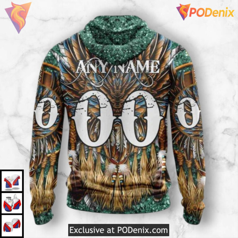 Native Costume Artwork Dallas Stars Sweatshirt Hoodie Custom 3D Design - 2