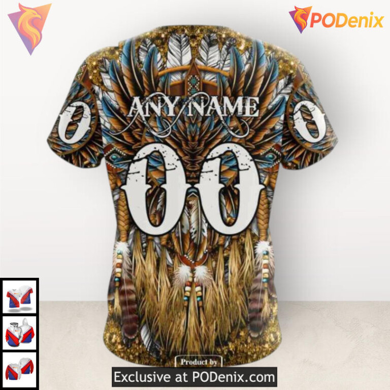 Native Costume Cultural Pattern Vintage Nashville Predators Hoodie Custom Edition - 4