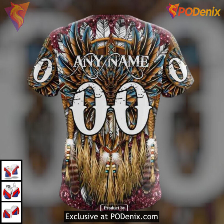 Native Costume Cultural Tribute Arizona Coyotes Sweatshirt Hoodie Custom 3D - 4