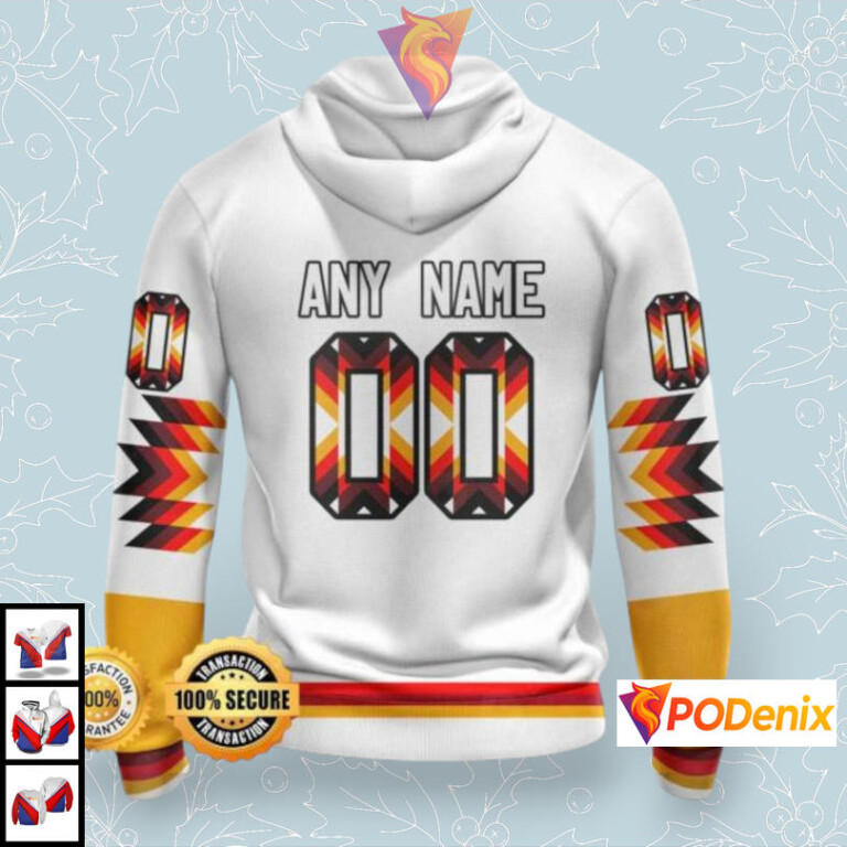 Native Pattern Bold Artwork Custom Pittsburgh Penguins Graphic Hoodie NHL 3D - 1