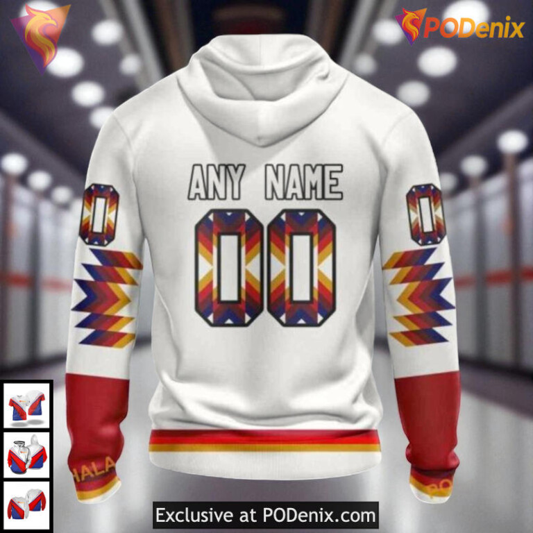 Native Pattern Cultural Artwork NHL Montreal Canadiens Graphic Hoodie 3D - 1