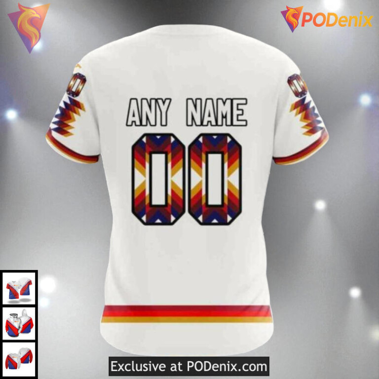 Native Pattern Cultural Artwork NHL Montreal Canadiens Graphic Hoodie 3D - 3