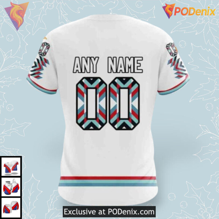 Native Pattern Cultural Artwork NHL Seattle Kraken Full Print Hoodie 3D - 3