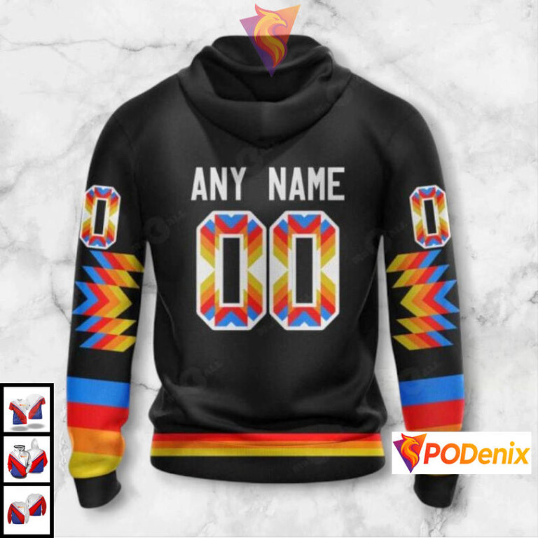 Native Pattern Fan Edition Custom Pittsburgh Penguins Unisex Hoodie NHL 3D - 1