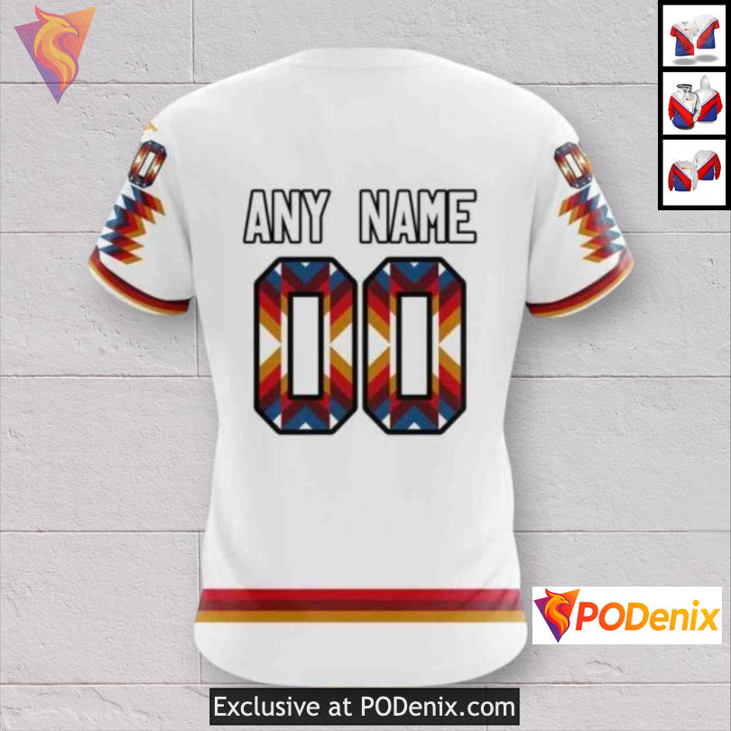 Native Pattern Inspired Artwork Custom Colorado Avalanche Hoodie Sweatshirt Native Pattern Inspired Artwork Custom Colorado Avalanche Hoodie Sweatshirt