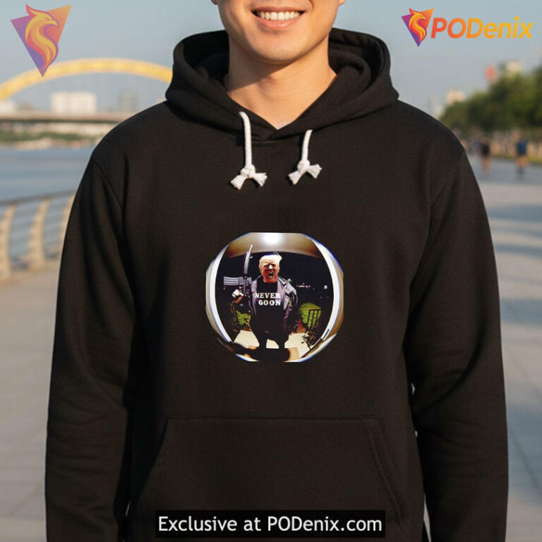Never Goon Trump Shirt, Funny Donald Trump Meme Parody Graphic Design - 1