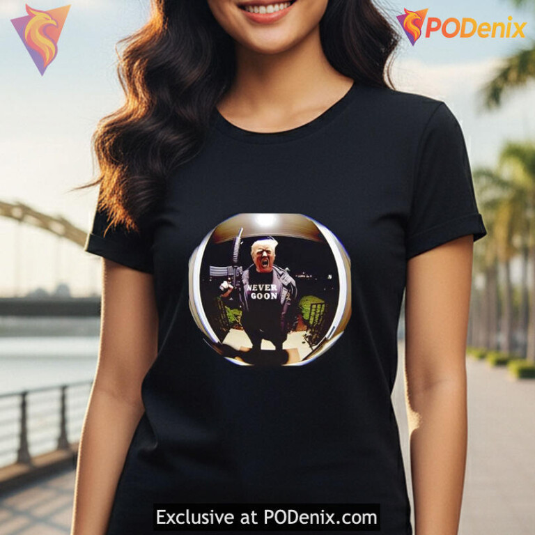 Never Goon Trump Shirt, Funny Donald Trump Meme Parody Graphic Design - 3