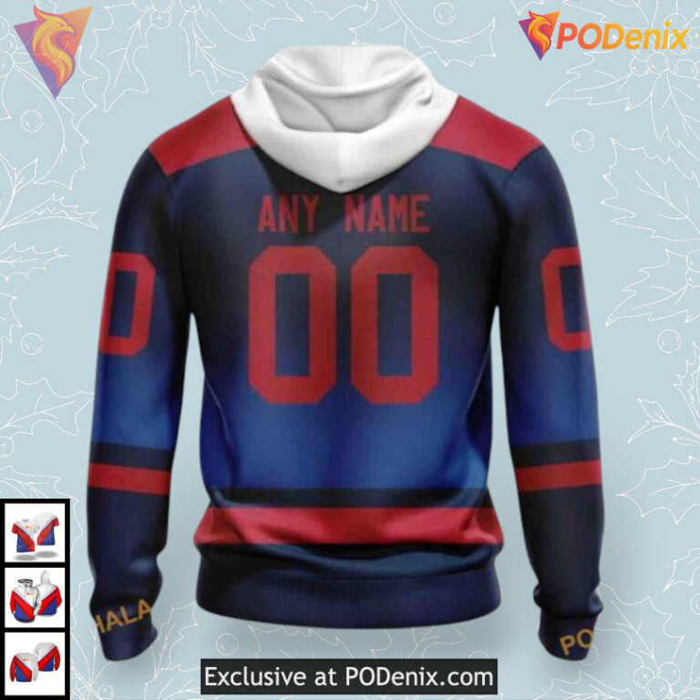 Fight Breast Cancer Edition Custom Name Winnipeg Jets Hoodie Custom Team Gear - 1
