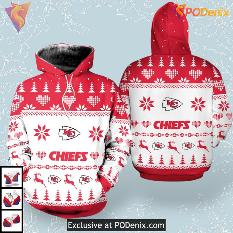 NFL Kansas City Chiefs Zip Up Hoodie 3D, Holiday Fan Apparel With Chiefs Quote NFL Kansas City Chiefs Zip Up Hoodie 3D, Holiday Fan Apparel With Chiefs Quote