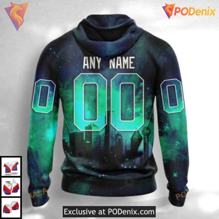 Night Sky Galaxy Artwork Dallas Stars Hoodie 3D Custom 3D Shirt - 1