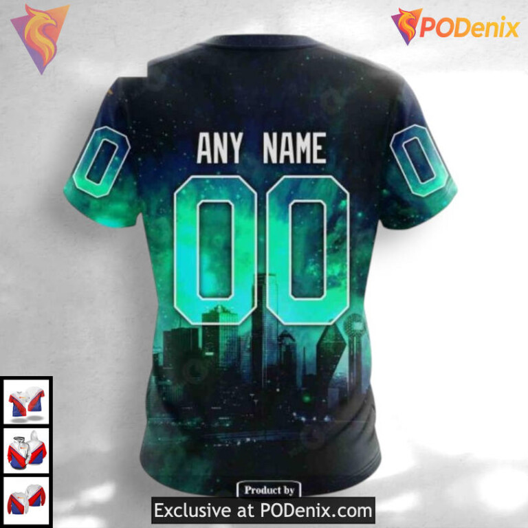 Night Sky Galaxy Artwork Dallas Stars Hoodie 3D Custom 3D Shirt - 3