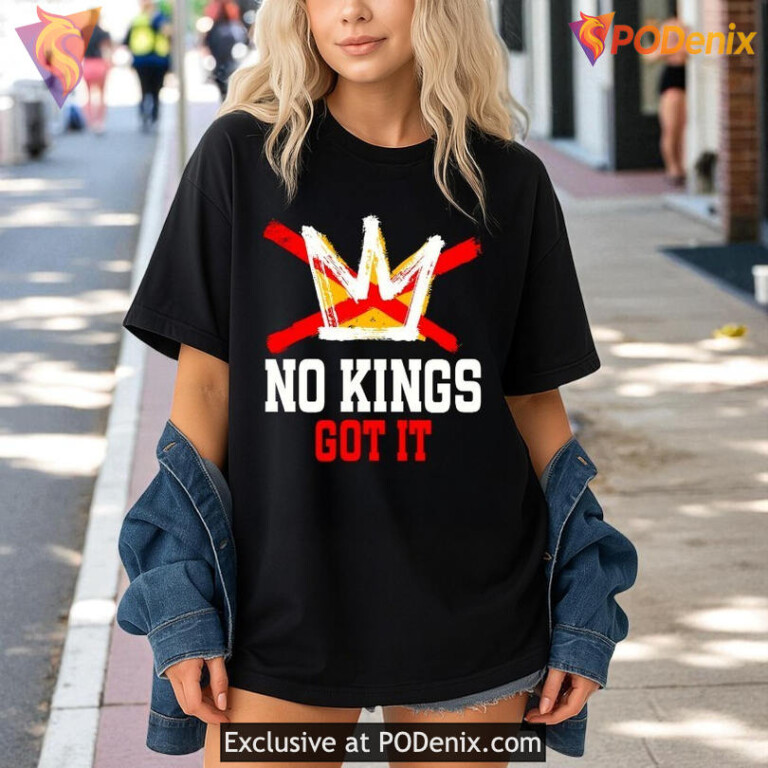 No Kings Freedom Shirt Anti Trump Revolutionary Quote Tee USA Liberty Apparel