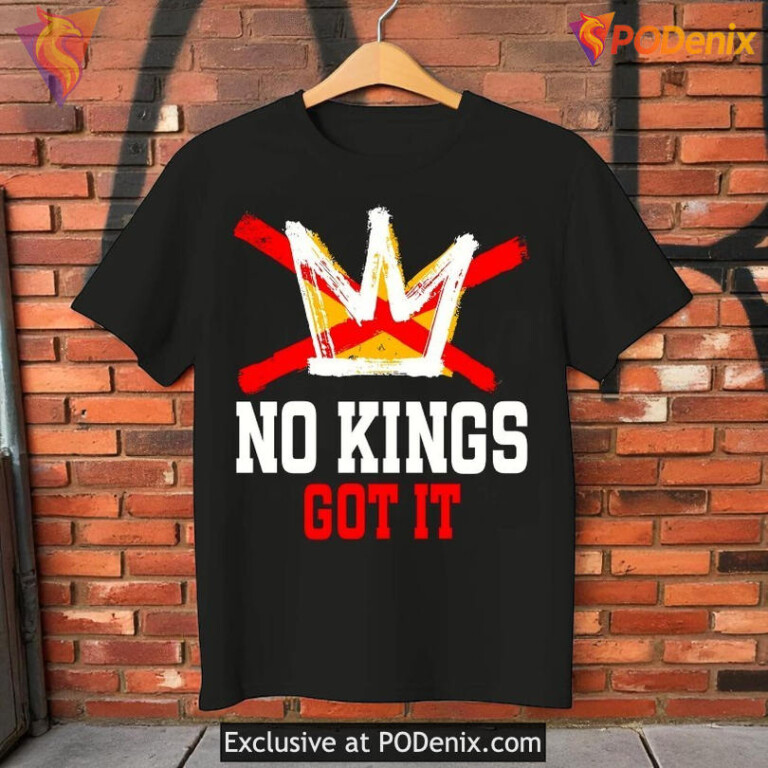 No Kings Freedom Shirt Anti Trump Revolutionary Quote Tee USA Liberty Apparel - 1