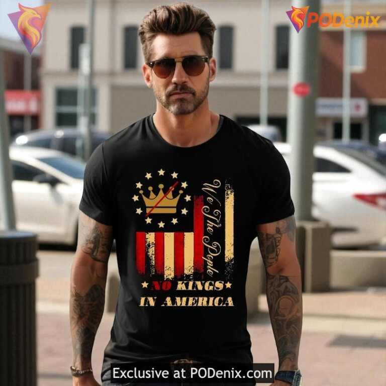 No Kings Rally Shirt Freedom Over Tyranny Liberty Voice Political Protest Tee