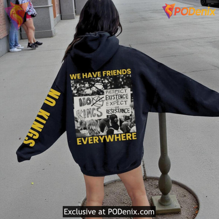 No Kings Shirt Anti ICE Protest Tee Fighting Fascism and Injustice for Equality