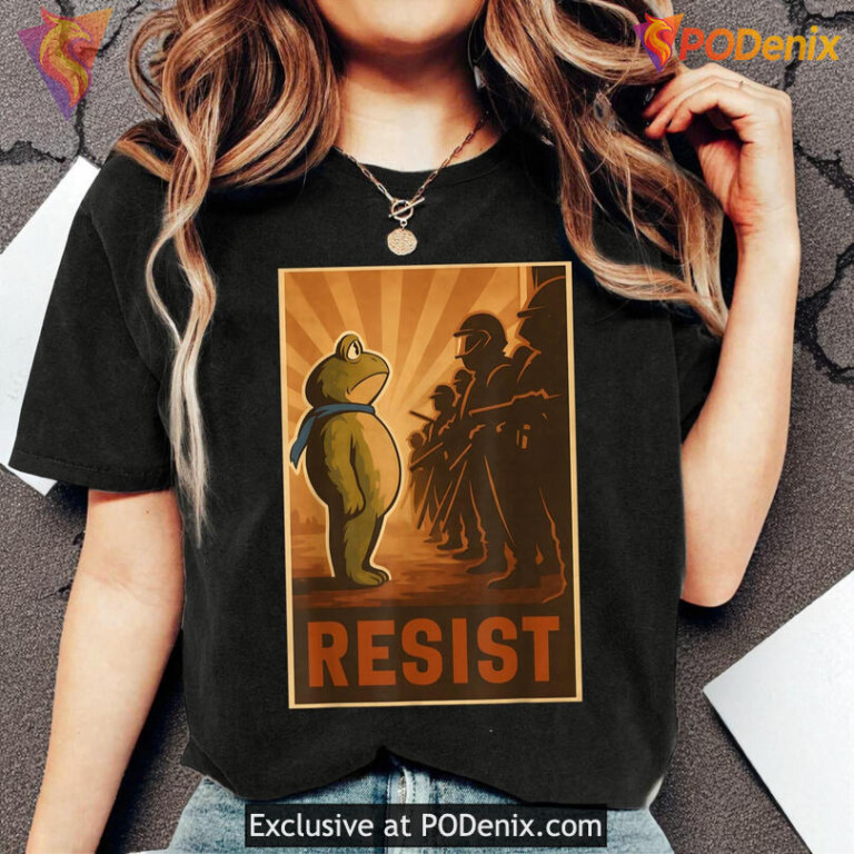 No Kings Shirt Portland Frog Resist Club Protest Tee for Progressive Activists
