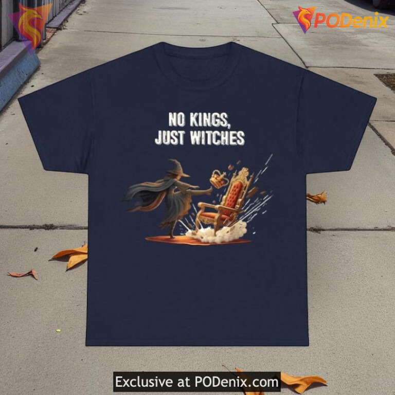 No Kings USA Shirt Feminist Witchcore Anti MAGA Democracy Tee for Women Activists - 2