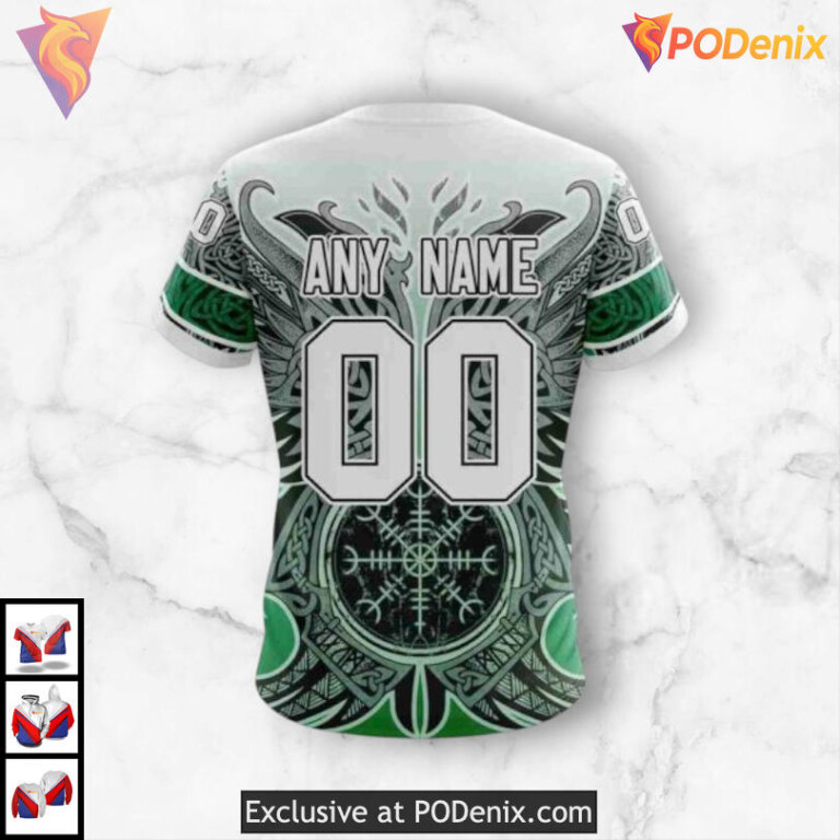 Norse Viking Symbol Artwork Dallas Stars Christmas Hoodie Custom Edition - 1