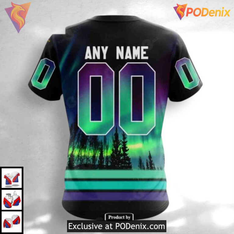 Northern Lights Inspired Theme Dallas Stars All Over Print Hoodie 3D Custom - 3