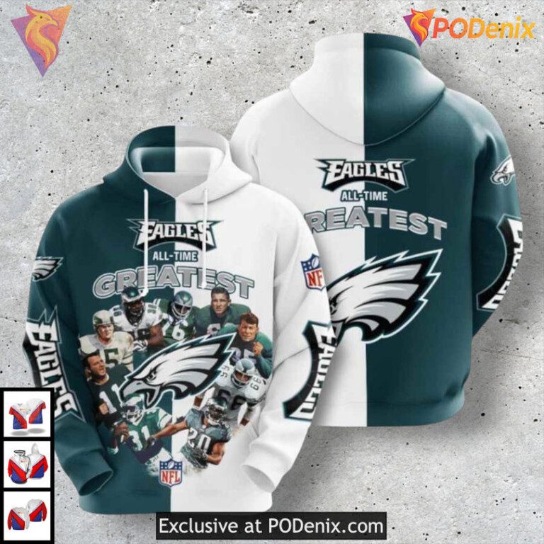 Official Game Day Style Philadelphia Eagles Hoodie Mens Personalized NFL Gear