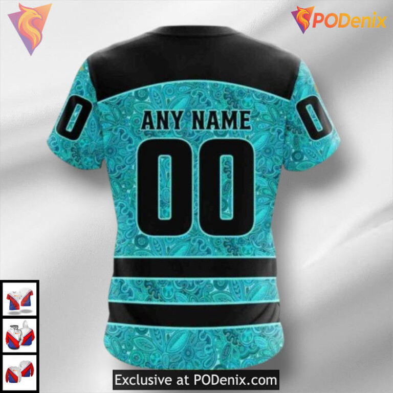 Ovarian Cancer Awareness Tribute Custom Name Dallas Stars Hoodie 3D - 3