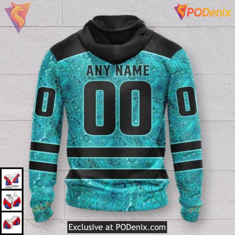 Ovarian Cancer Awareness Tribute Personalized Dallas Stars Hoodie Custom 3D - 1