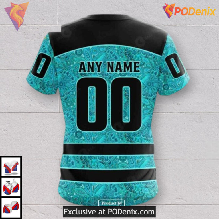 Ovarian Cancer Awareness Tribute Personalized Dallas Stars Hoodie Custom 3D - 3