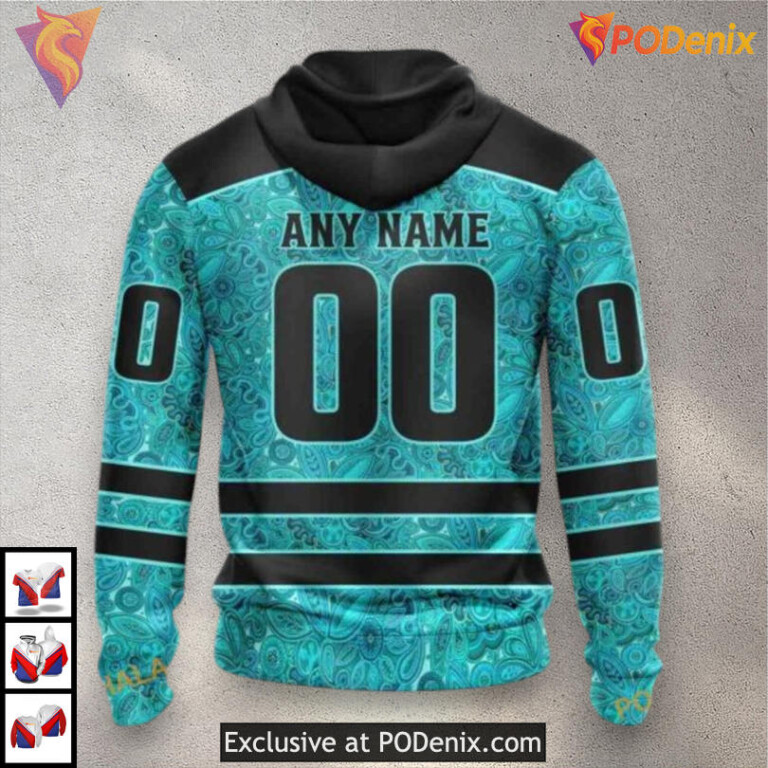 Teenage Mutant Ninja Turtles Theme Winnipeg Jets Hoodie Custom NHL 3D Design - 1