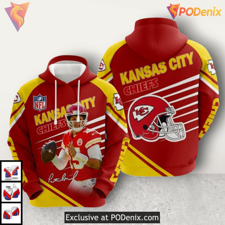 Patrick Lavon Mahomes II Kansas City Chiefs Hoodie For Men, Custom Fan Style