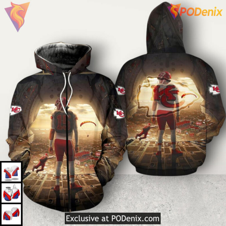 Patrick Mahomes Limited Edition Kansas City Chief Hoodie, Custom Zip Up Design - 1
