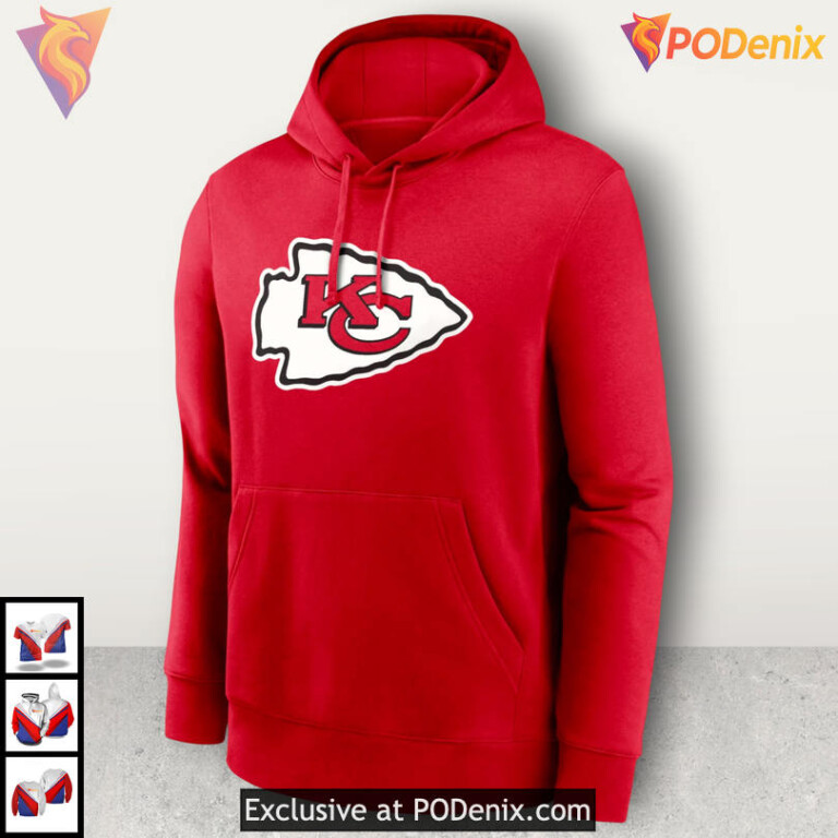 Patrick Mahomes Red Kansas City Chiefs Hoodie For Men, Number 15 Football Gear - 1