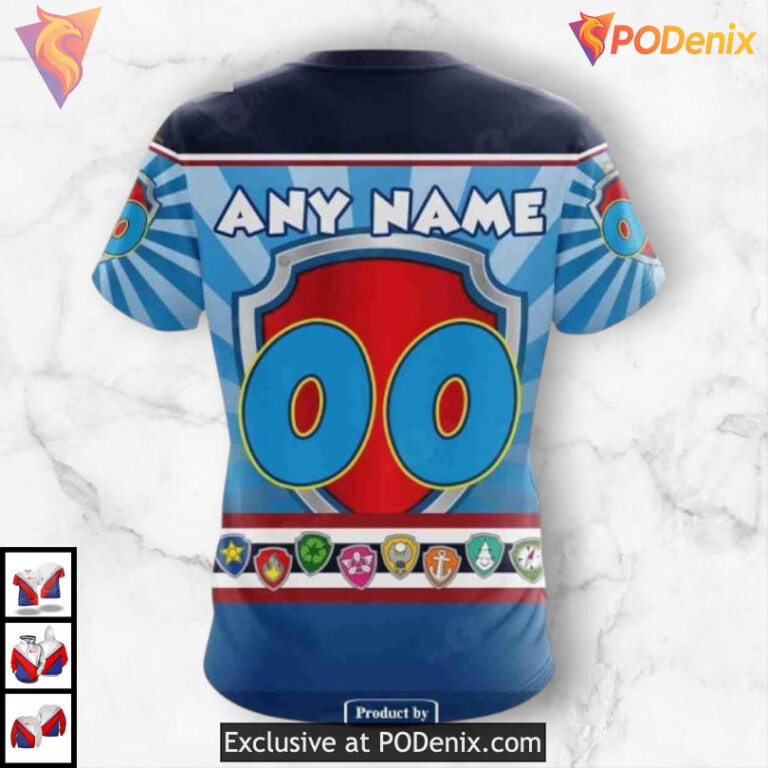 Paw Patrol Cartoon Design Dallas Stars Holiday Hoodie Custom Sweatshirt - 4