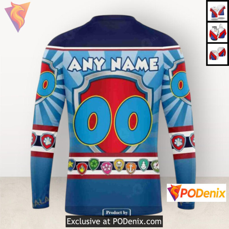 Paw Patrol Cartoon Edition Colorado Avalanche Hoodie 3D Sweatshirt - 2