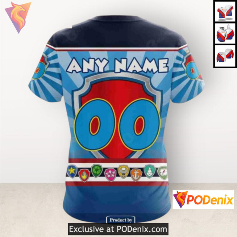 Paw Patrol Cartoon Edition Colorado Avalanche Hoodie 3D Sweatshirt - 4