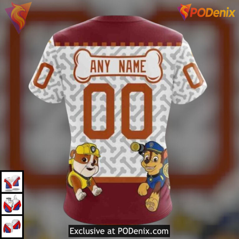 Paw Patrol Cartoon Inspired Arizona Coyotes Mens Hoodie Kids Edition - 3