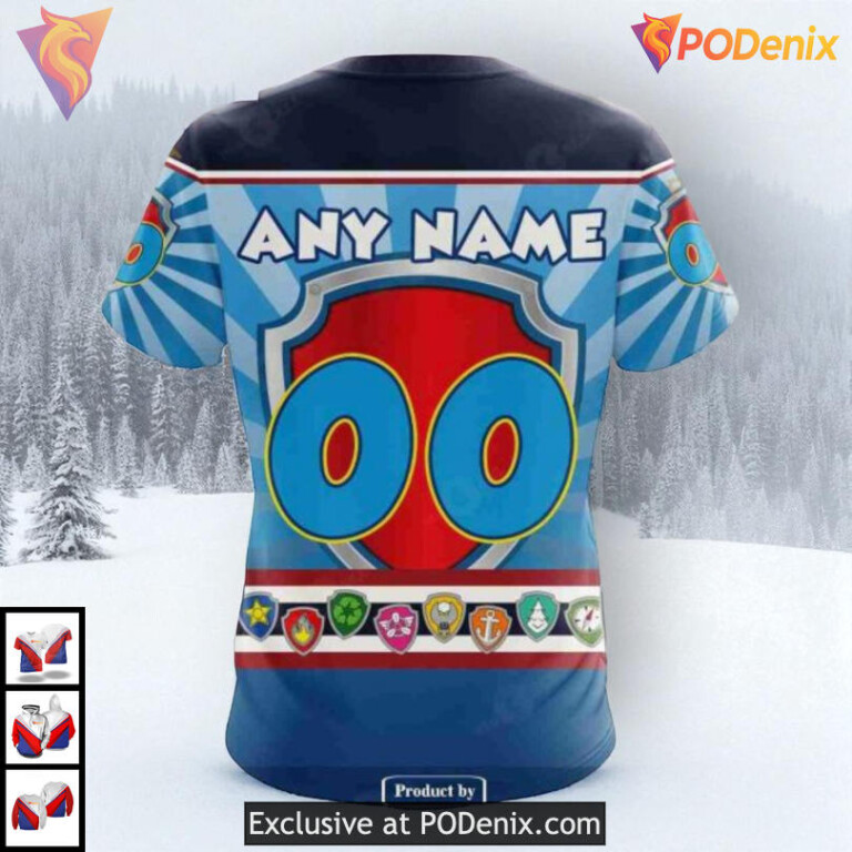 Paw Patrol Cartoon Theme NHL Retro Montreal Canadiens Hoodie 3D - 4
