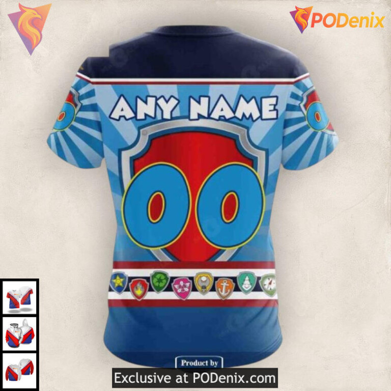 Paw Patrol Cartoon Theme NHL Vintage Ottawa Senators Hoodie 3D - 3