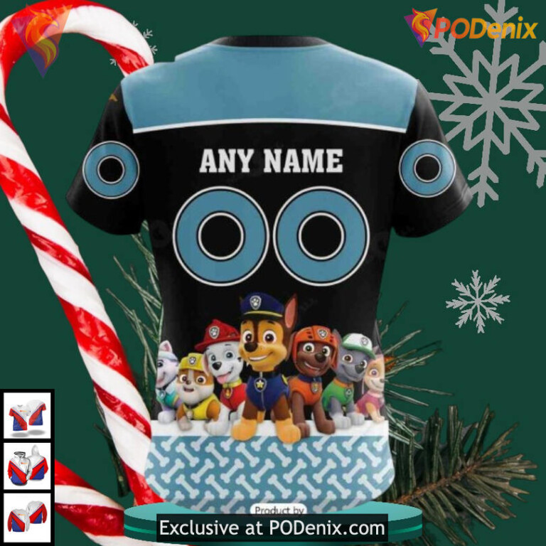 Paw Patrol Cartoon Theme Personalized Seattle Kraken 3D Hoodie Custom Design - 3