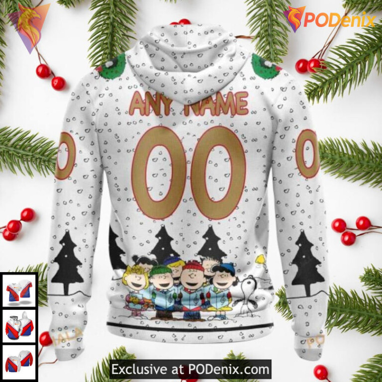 Peanuts Snoopy Artwork Personalized Ottawa Senators Hoodie 3D Custom - 1