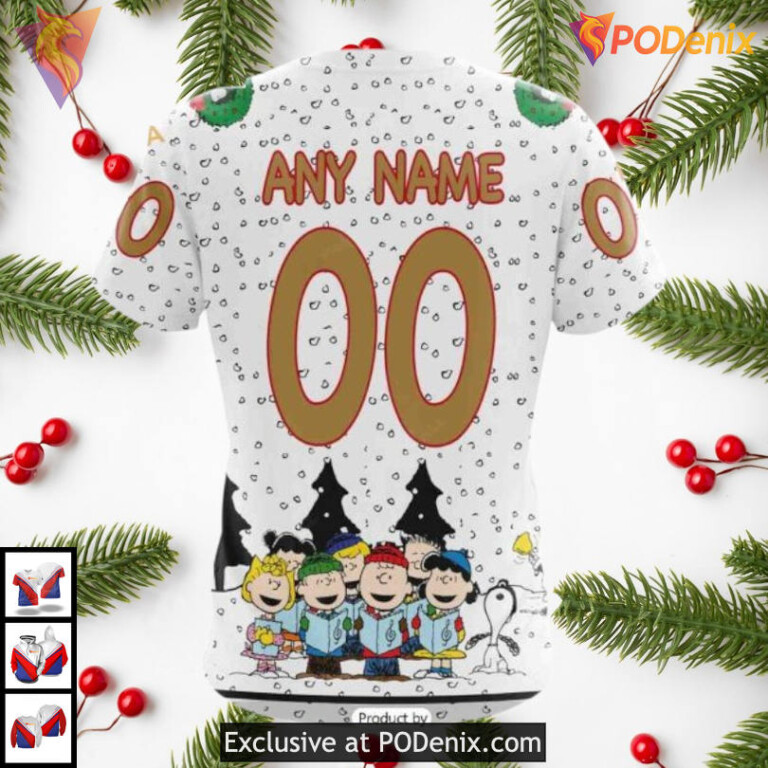 Peanuts Snoopy Artwork Personalized Ottawa Senators Hoodie 3D Custom - 3
